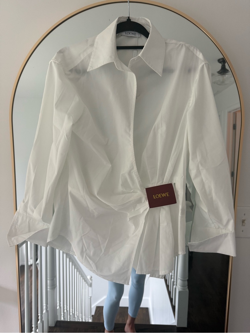 Oversized white blouse - Picture 2 of 4